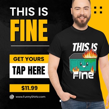 dumpster fire shirt