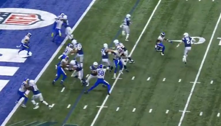 carson wentz shovel pass intercepted