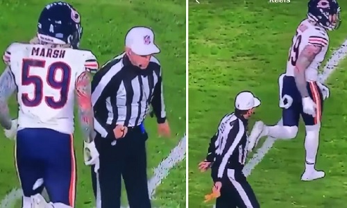 Was this a legit penalty or did Cassius Marsh get hip-checked by the referee?
