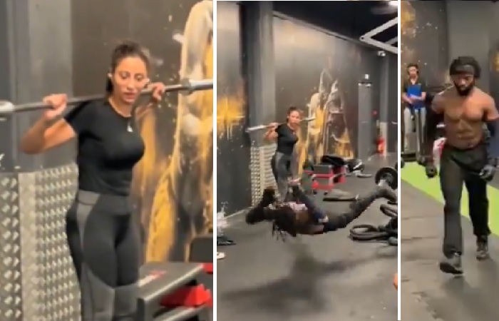 This guy’s workout video is insane and a little bit terrifying, but I’m impressed
