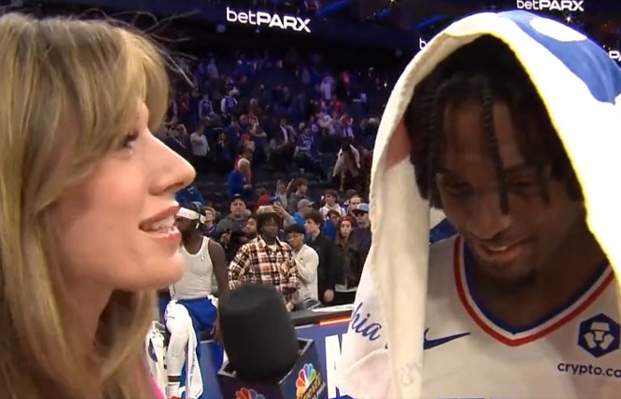 “We’re praying for him”: Tyrese Maxey scores 50, dedicates win to Kelly Oubre who got hit by a car