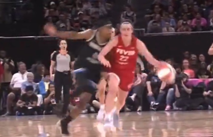 “Not a basketball play” – Caitlin Clark fouled so hard your mama felt it